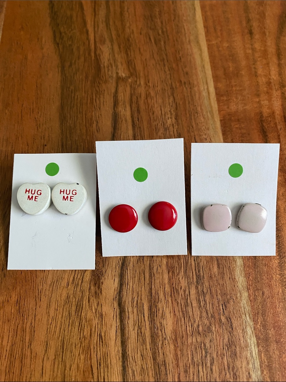 Small stud earring trios